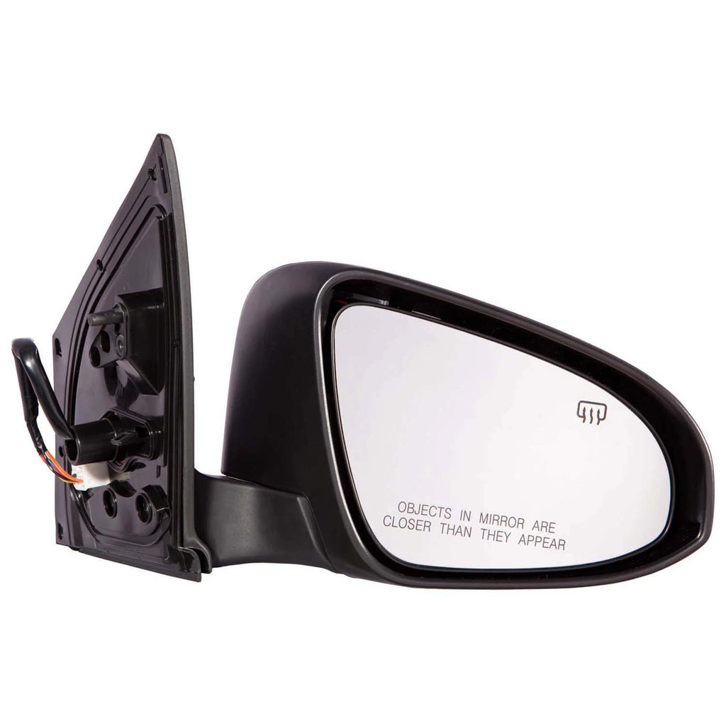 Replacement Ready to Paint Passenger Power Door Mirror w/Turn Signal w/Heated