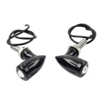 Mini Turn Signal Light Blinker Black for Harley Bobber Cafe Racer