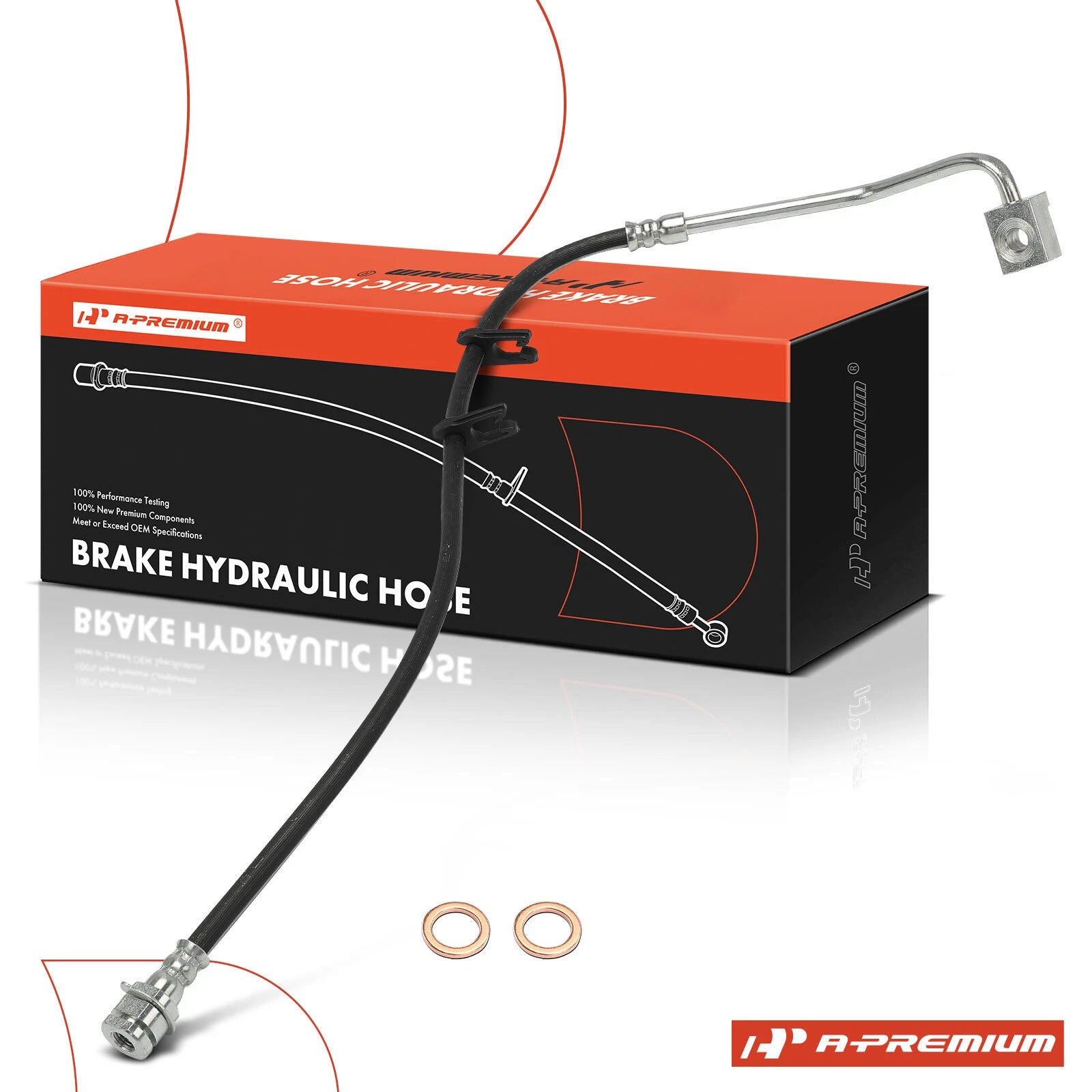 Front Left Brake Hydraulic Hose for Ford F-53 (1999–2004)