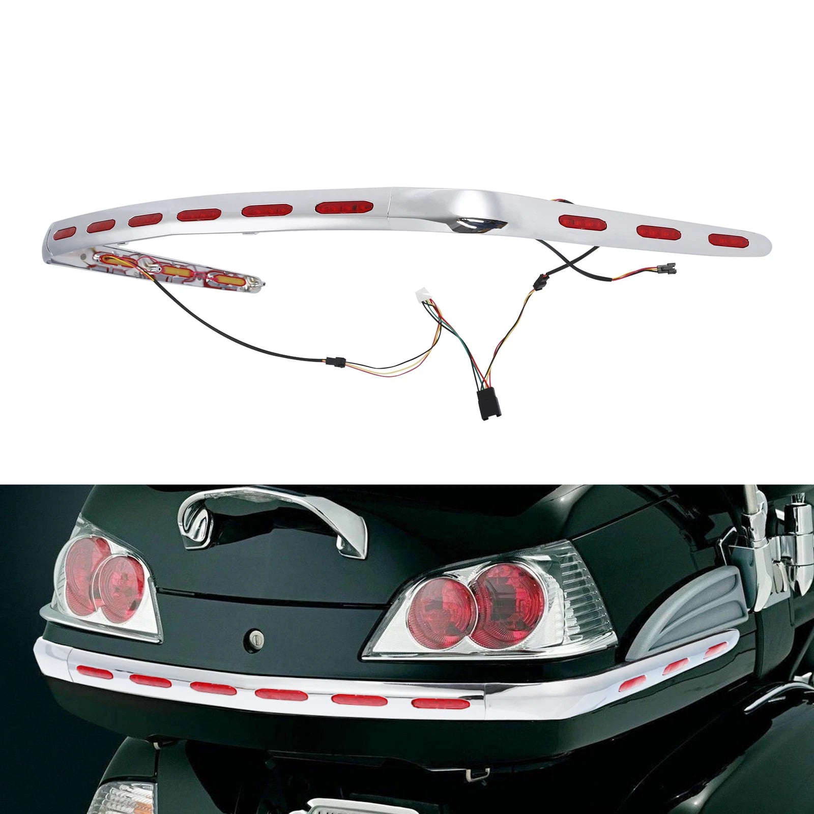 LED Trunk Decoration Trim for Honda Goldwing GL1800 (2001–2011)