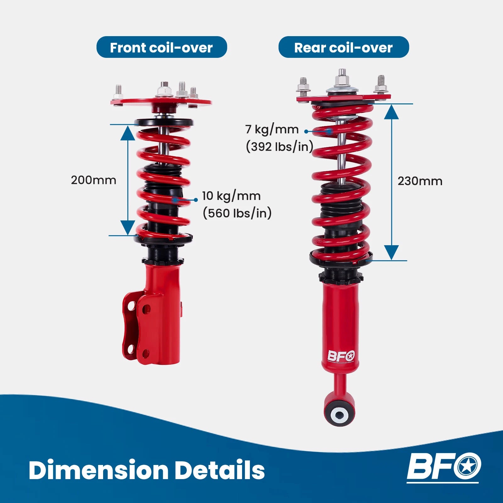 Coilovers for Mitsubishi 3000GT & Dodge Stealth (1991–1999)