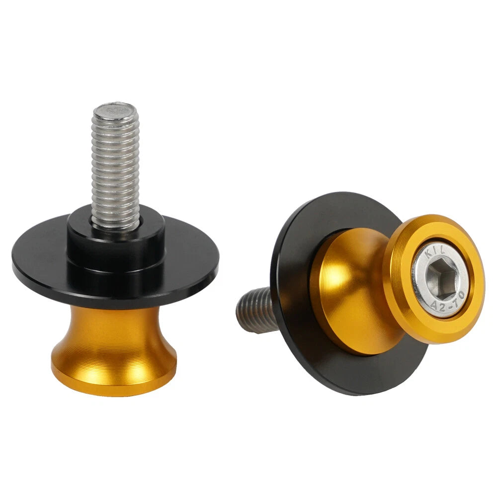 CNC Swingarm Spools Slider Stand Bobbins for Universal Motorcycle 6MM M6