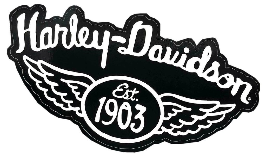Winged 1903 H-D Large Decal for Harley-Davidson (6 x 12 in.)