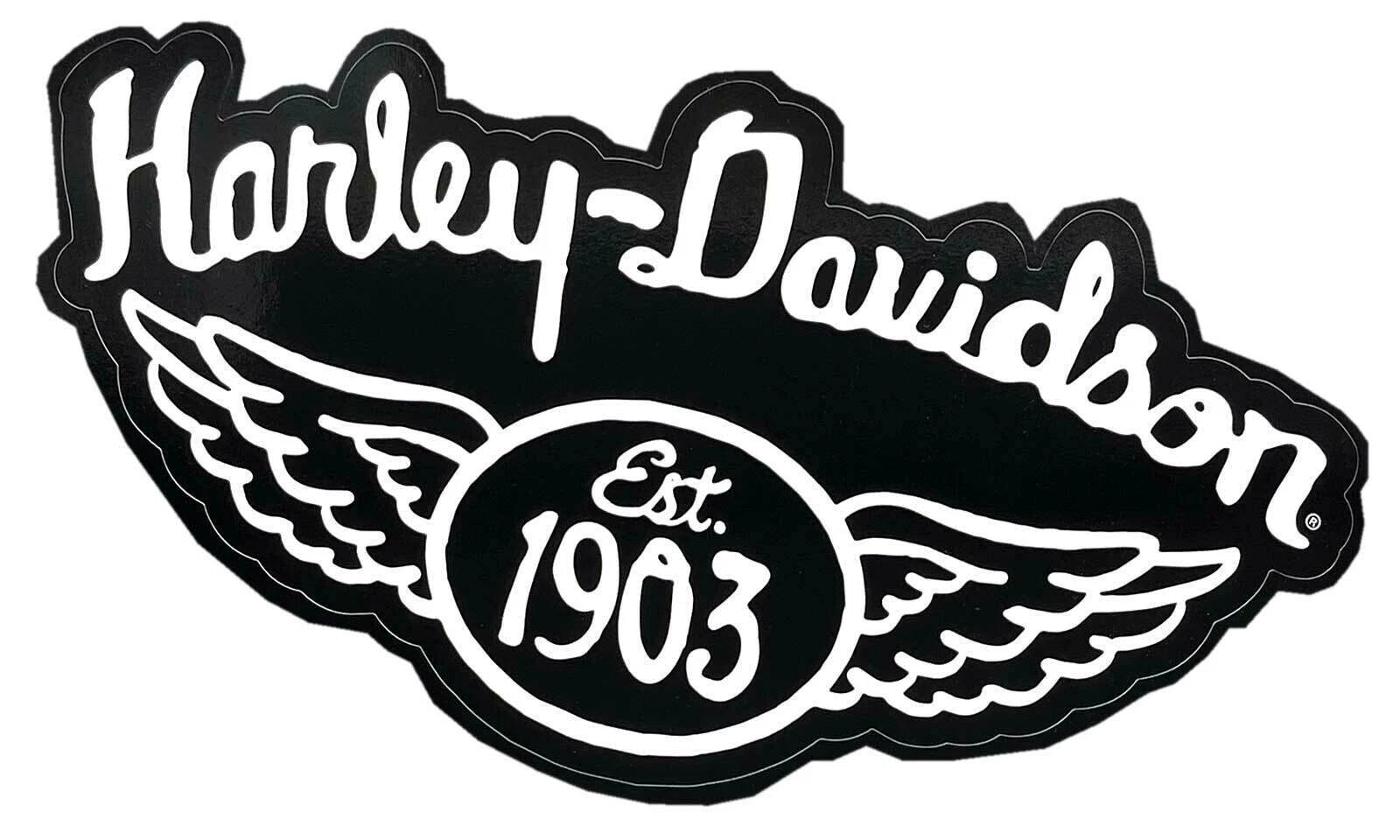 Winged 1903 H-D Large Decal for Harley-Davidson (6 x 12 in.)