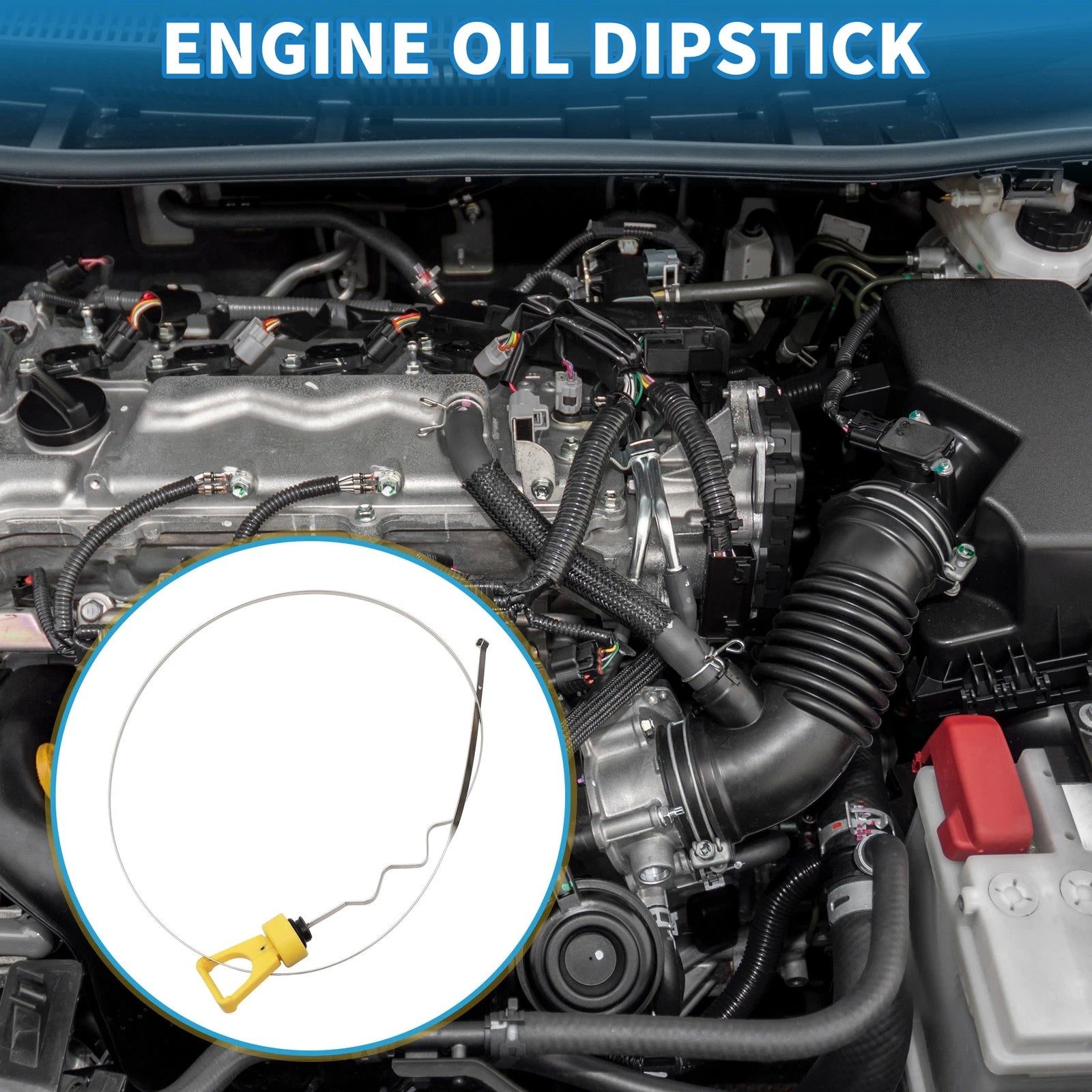 Engine Oil Dipstick for Ford F-150 (2007) - Double Hole Indicator