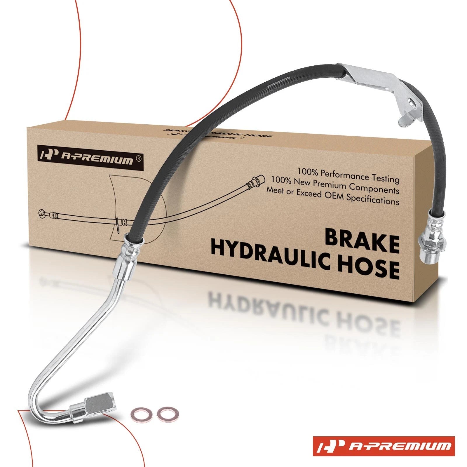 Front Right Brake Hydraulic Hose for Chevy Blazer, GMC Jimmy (1998–2000)