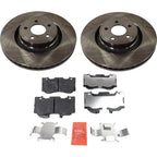 Front Brake Disc Rotors and Pads Kit for Ford Mustang (2015–2020)