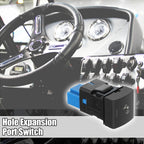 1 Pcs Hole Expansion Port Music Switch with Wire for Toyota Vehicles