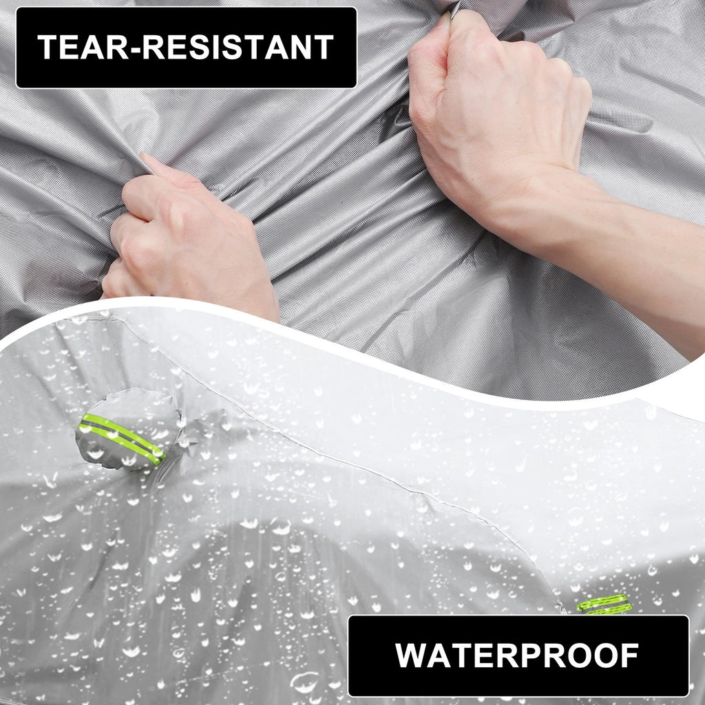 Waterproof Car Cover with Hook for Suzuki Alto (375x148x143cm)
