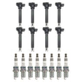 Set of 8 Ignition Coils & NGK Ruthenium HX Spark Plugs for Audi R8 RS4 RS5 (2007–2021)