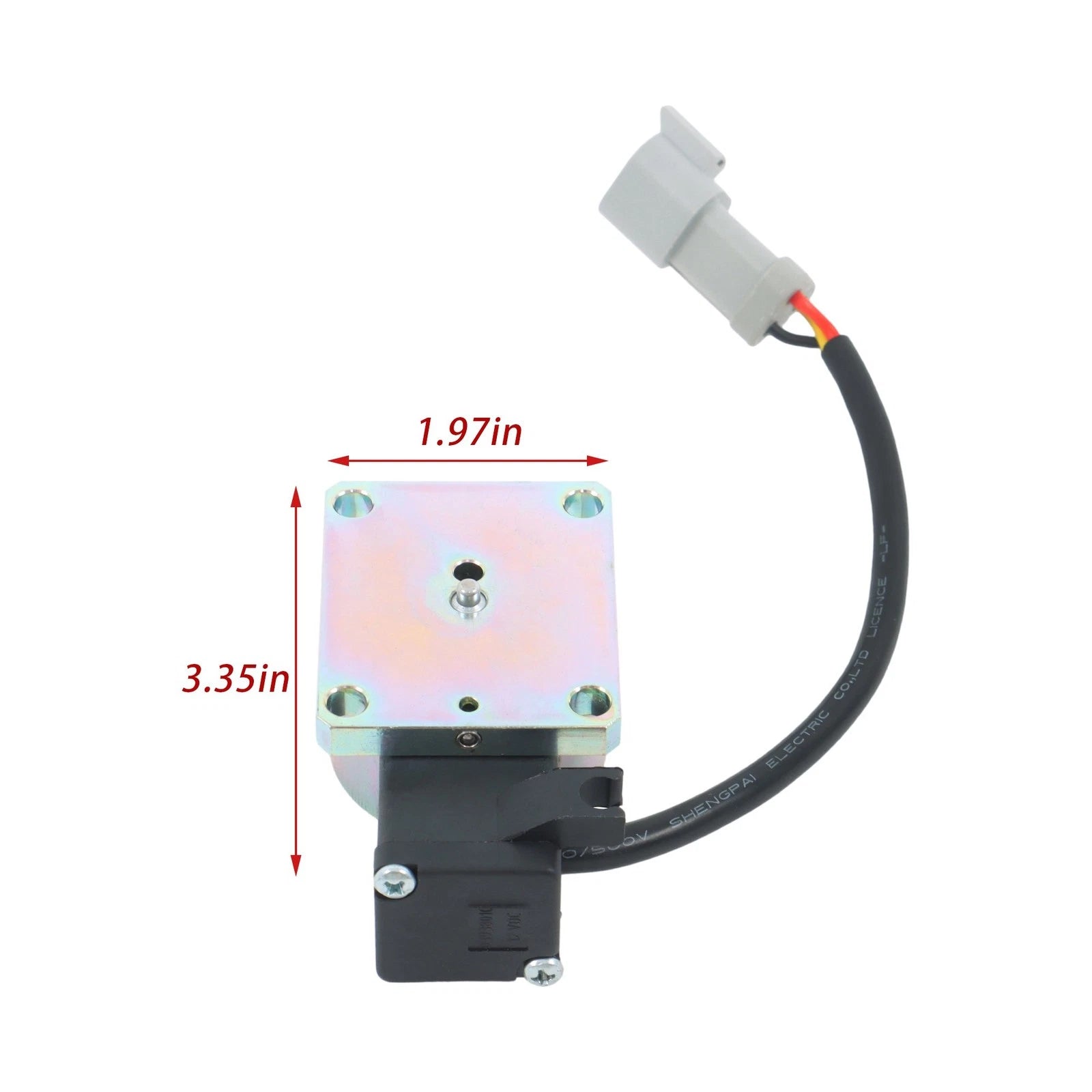Stop Solenoid for Hatz 3131C L M Engines (12V)