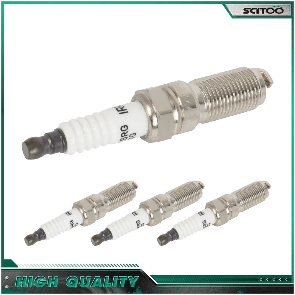 Set of 4 Iridium Spark Plugs for Land Rover LR2, Jaguar XF (2013–2015)