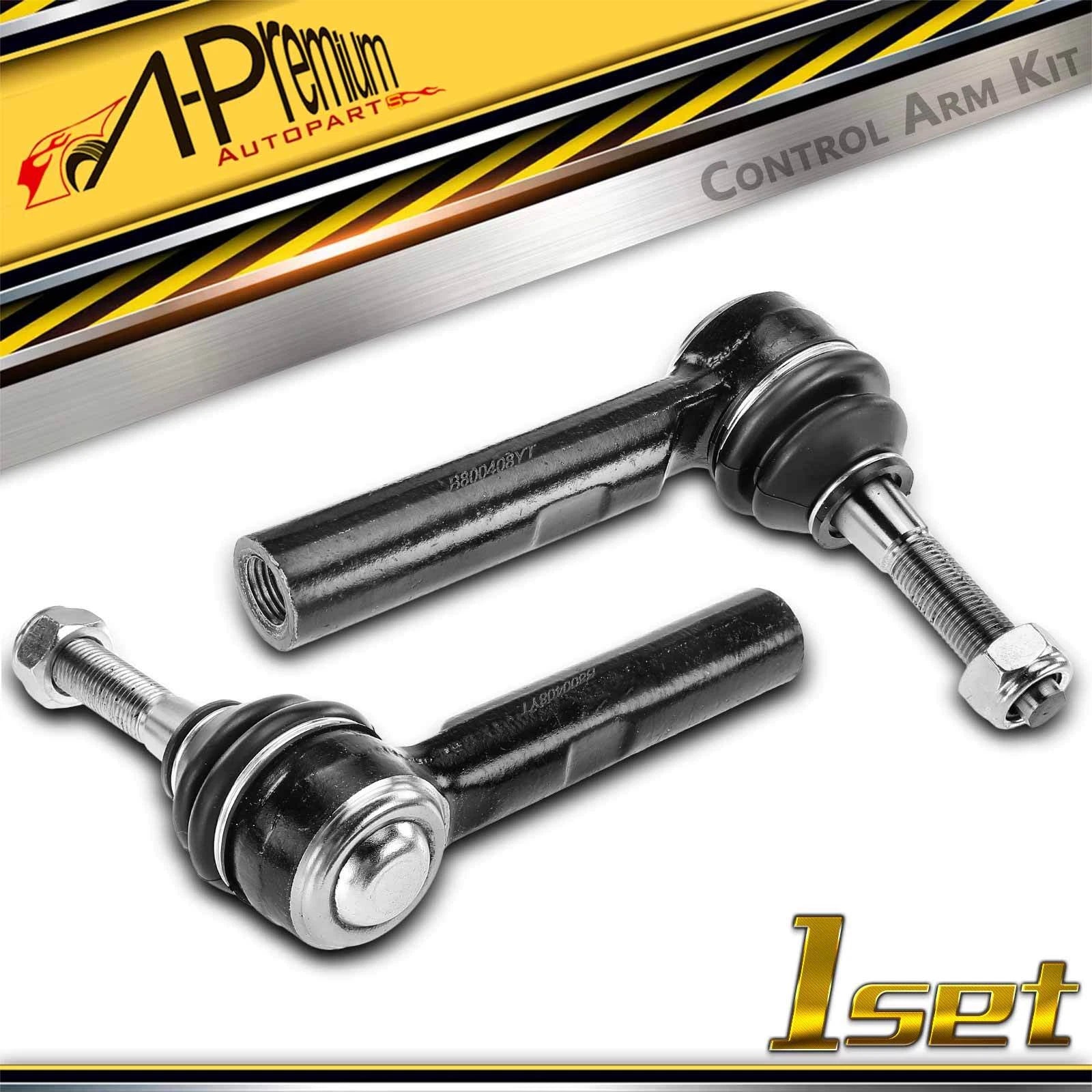 2X Front Outer Tie Rod End for Jeep Compass Dodge Journey Chrysler 200 (2007–2020)