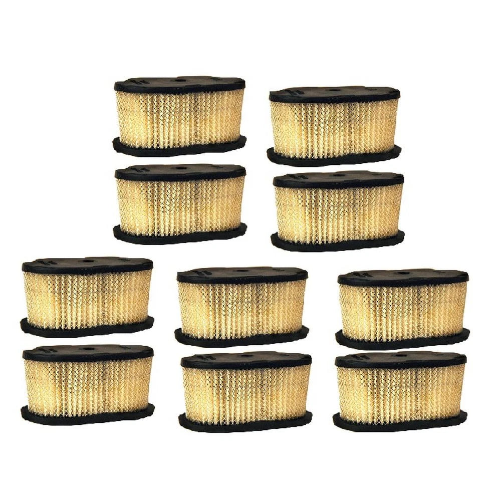 10Pk Air Filter for Briggs and Stratton (4207, 498596, 5059, 5059H, 5059K, 690610, 697)