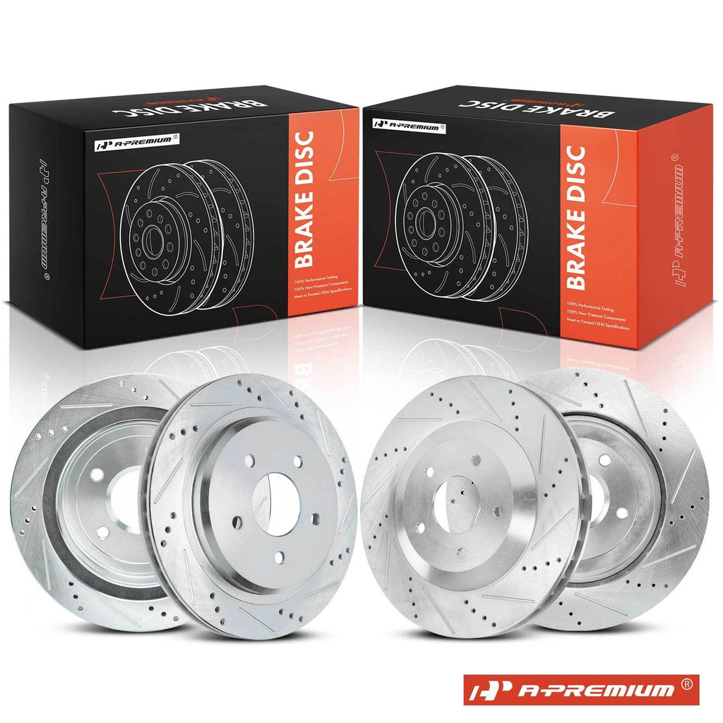 Drilled Brake Rotors for Chevy Corvette (1997–2004)