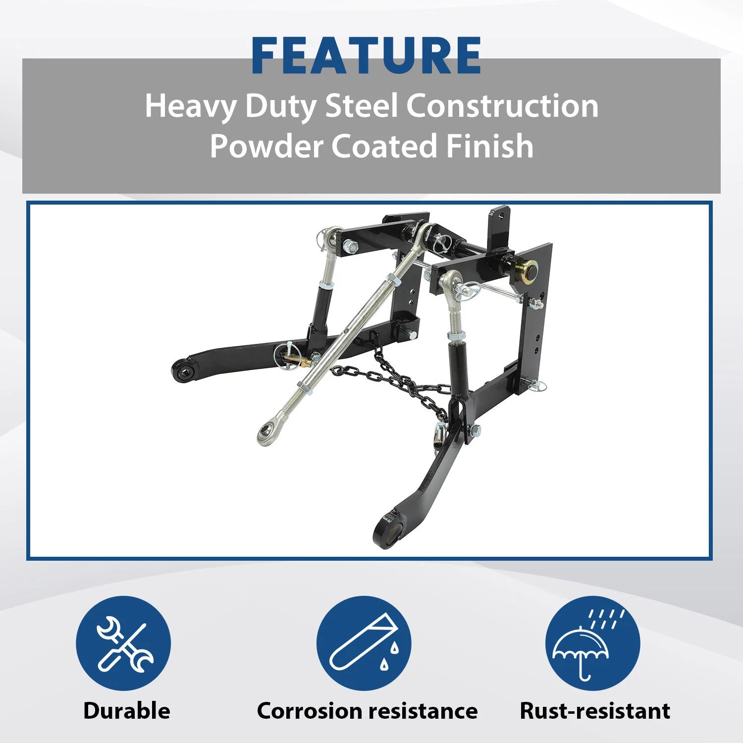3 Point Hitch Kit for John Deere 140 300 317 (1968–1985) CAT 0