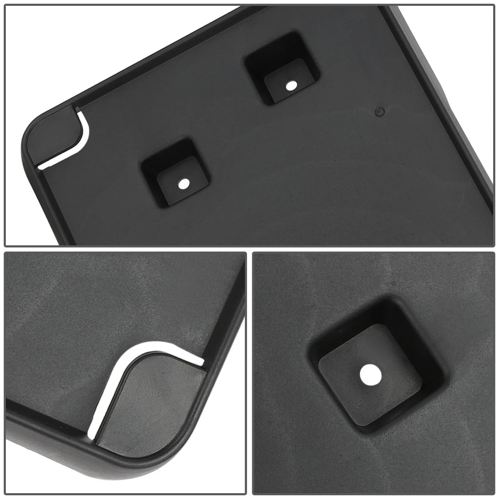 License Plate Mounting Bracket for Lexus ES300H (2016–2018) Black Polypropylene