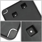 License Plate Mounting Bracket for Lexus ES300H (2016–2018) Black Polypropylene
