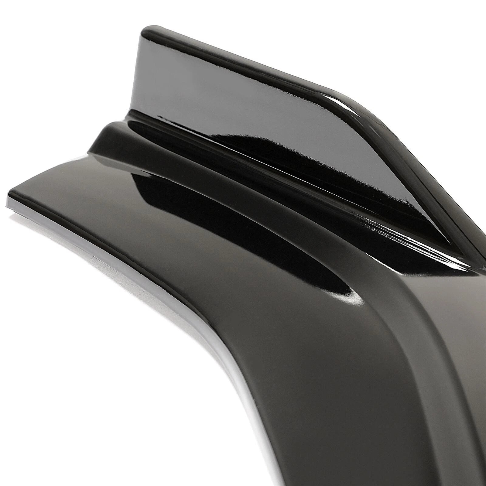 Front Bumper Lip Spoiler for Honda Civic Sedan (2016-2021) - Painted Black