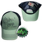 Peterbilt Baseball Cap Hat with Navy Mesh (Mint)