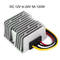 DC/DC Converter Regulator 12V to 24V 5A 120W for Golf Cart