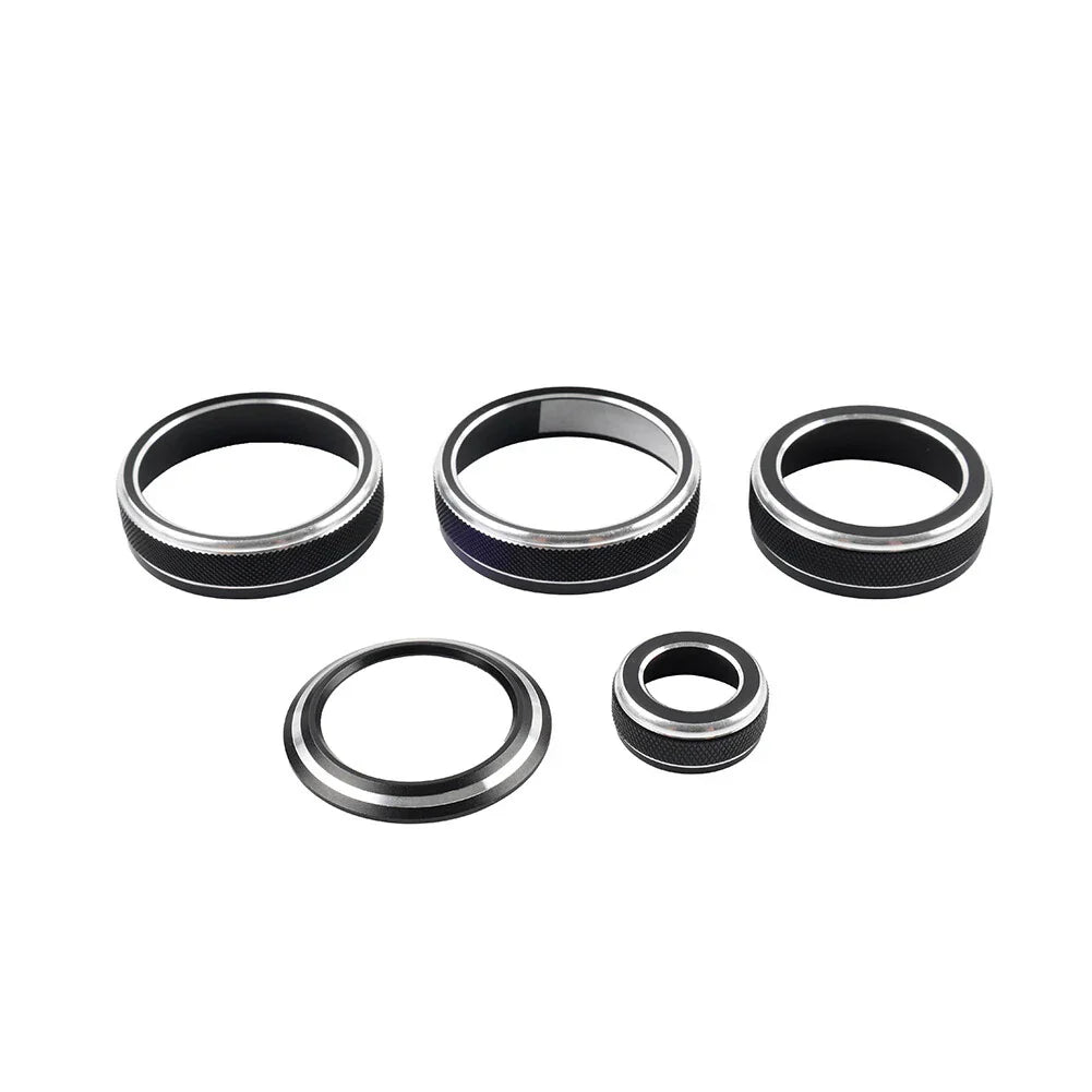 Black AC Volume Switch Button Ring for Lexus NX250 NX350h (2022-2024)
