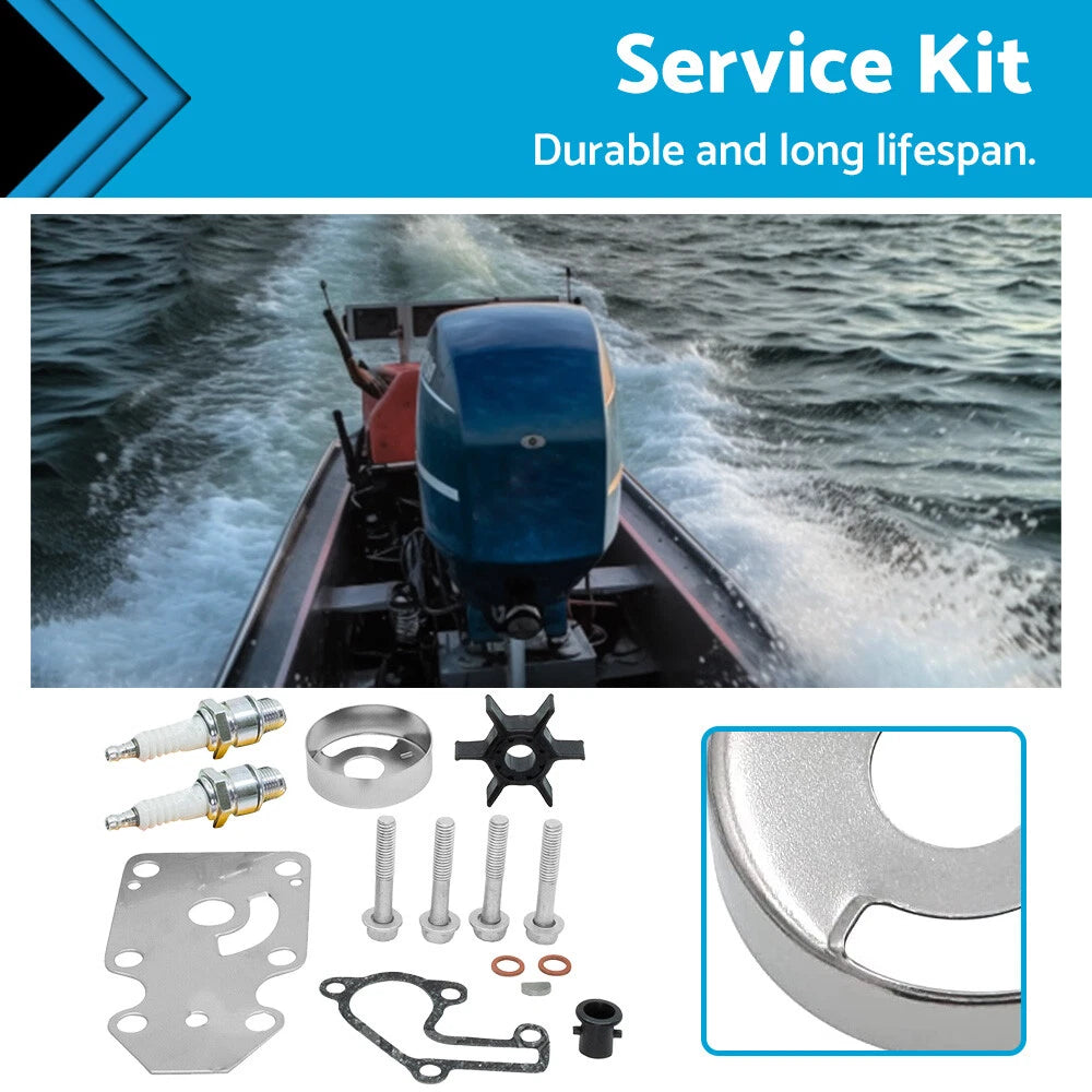 Service Kit for Yamaha 9.9, 15hp 2-Stroke 2 Cylinder Outboard (1990–2023)