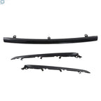 Front Grille Trim + RH LH Side Headlight Trim for Honda Pilot (2023–2025) Gloss Black