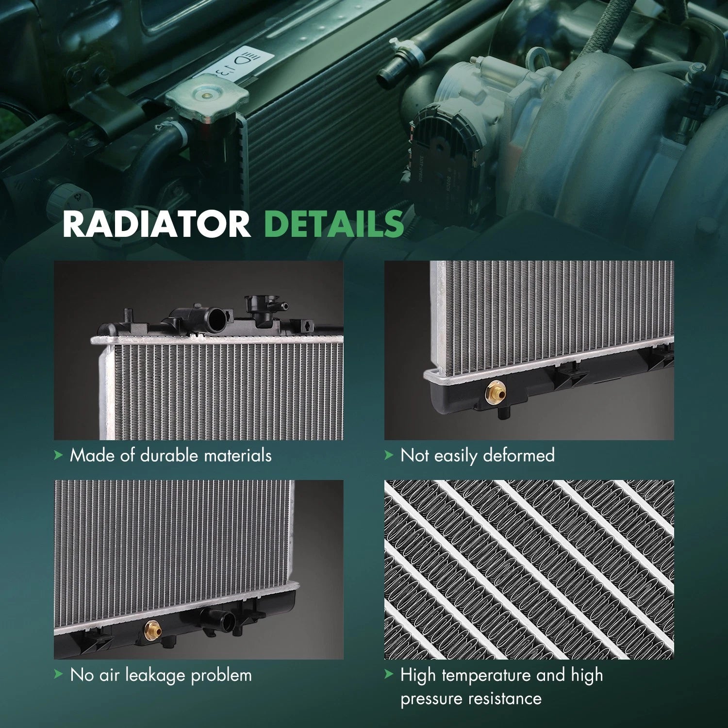 Radiator for Mazda Protege, Protege5 (1999–2003)