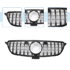 Front Upper Bumper Grille for Mercedes-Benz GLE (2015–2019) Chrome