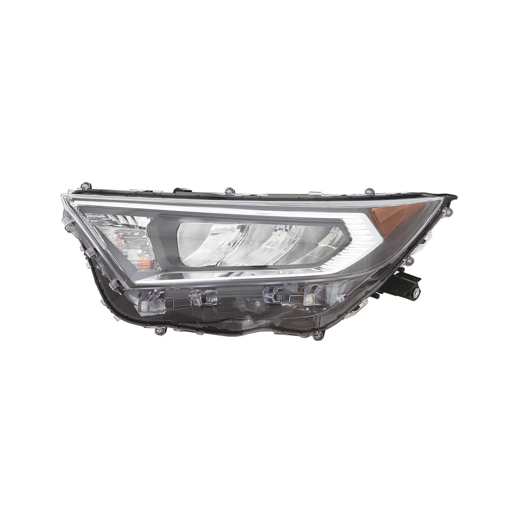 Replacement Chrome Driver Side Headlight Assembly For 2019-2021 Toyota RAV4