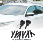 Washer Nozzle Set of 6 w/ Hose Connector for Toyota (No. 85381AA010)