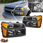 Bumper Headlight Lamps for Chevy Colorado/GMC Canyon (2004–2012)