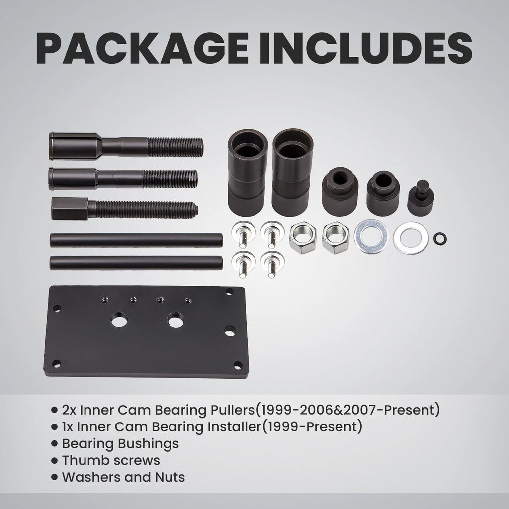 Twin Cam Inner Bearing Installer Puller Tool for Harley Twin Cam (1999–Present)