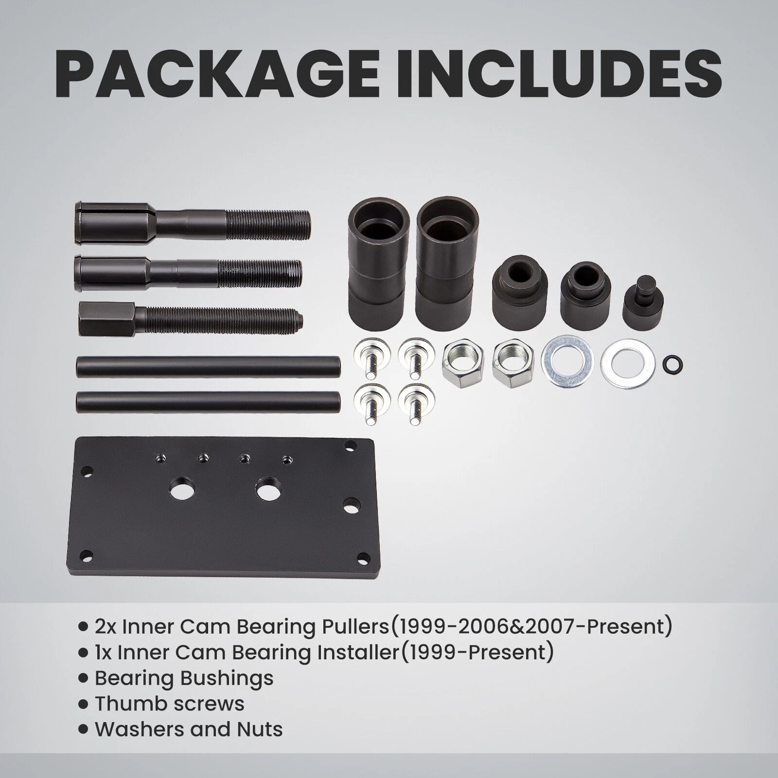 Twin Cam Inner Bearing Installer Puller Tool for Harley Twin Cam (1999–Present)