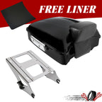 Chopped Luggage Trunk Backrest Rack for Harley Road Street Glide (2014–2026)