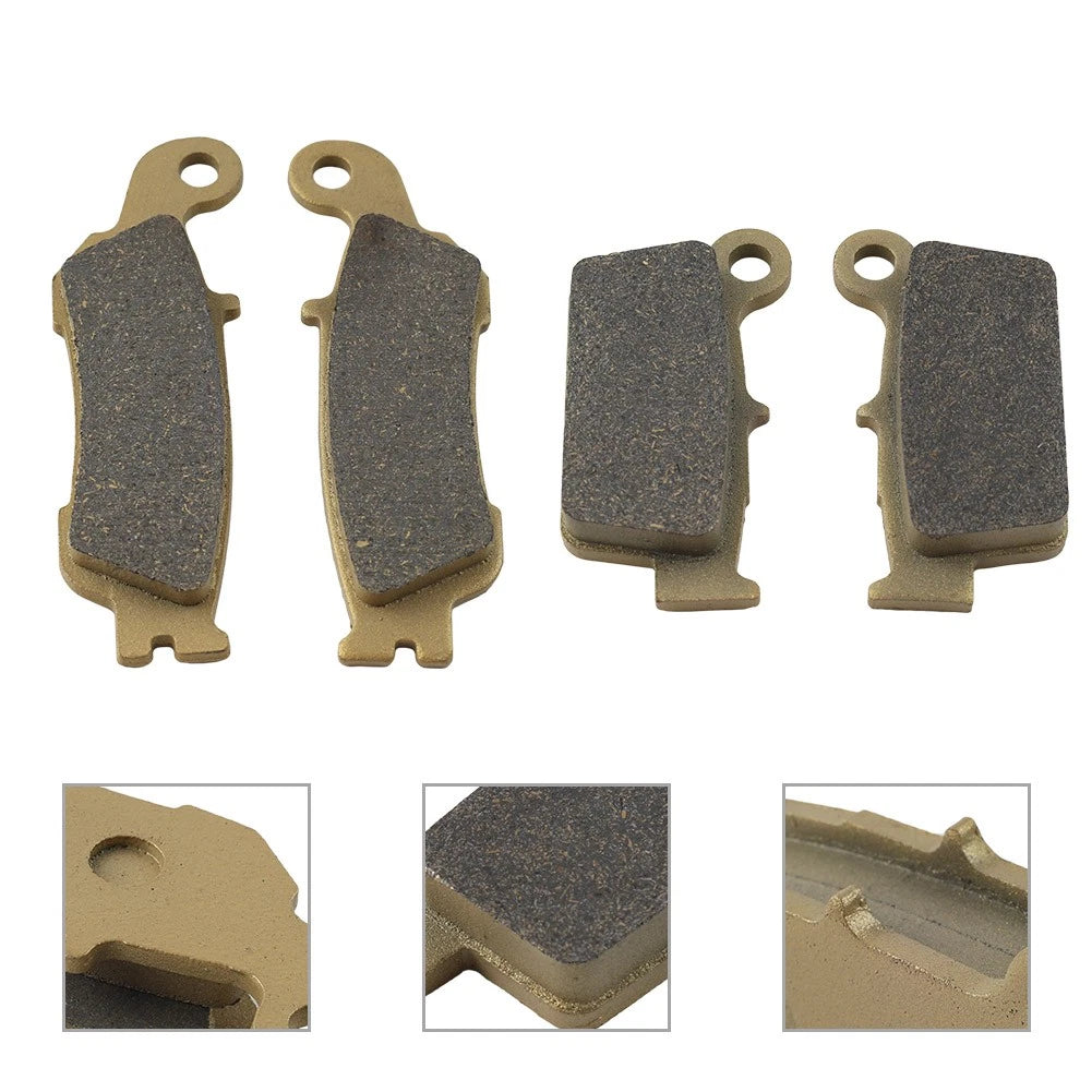 Front Rear Brake Pads for Yamaha YZ125 YZ250 YZ450F YZ250F (2008–2022)