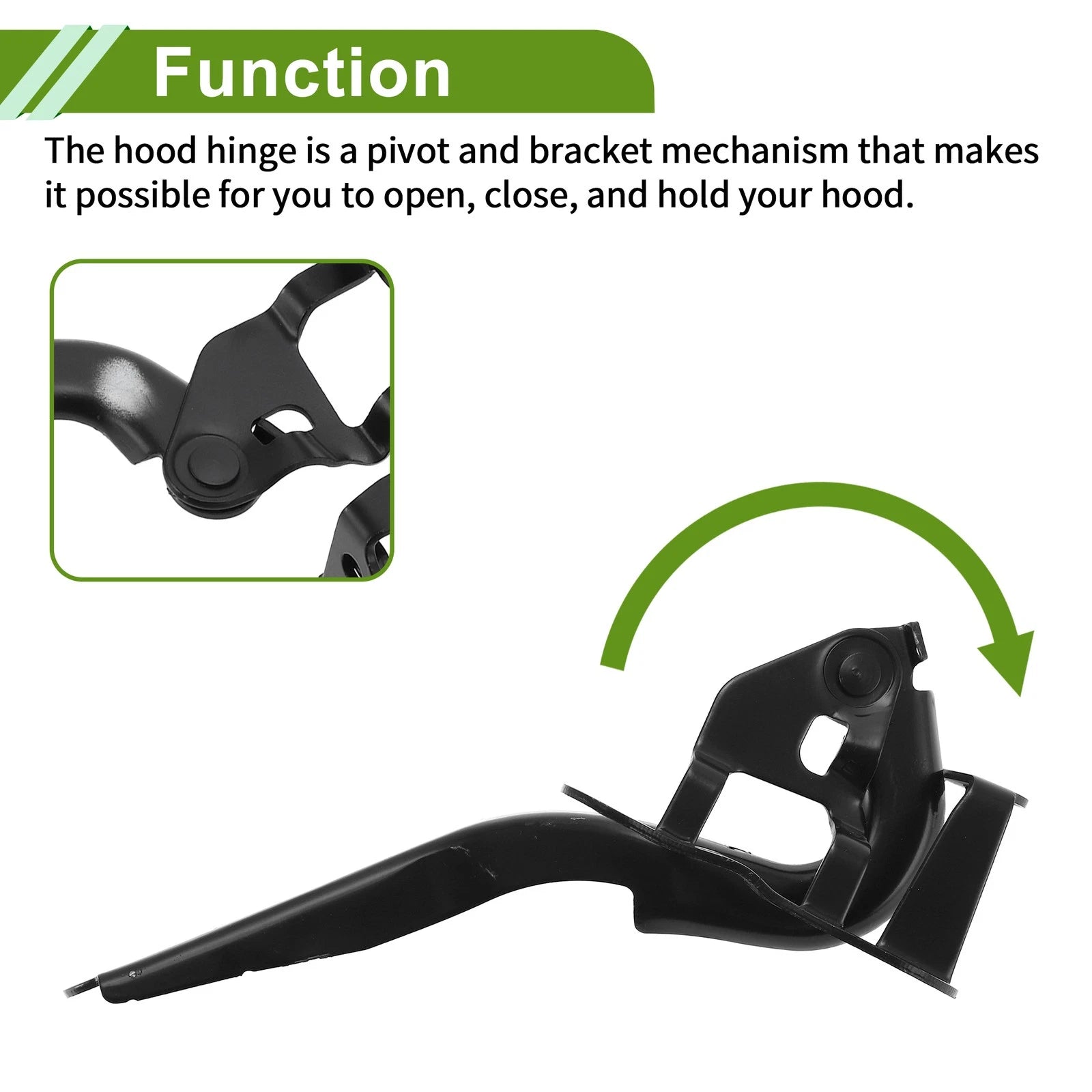 Hood Hinges for Toyota Yaris (2007–2016) 1 Pair No. 5341052240