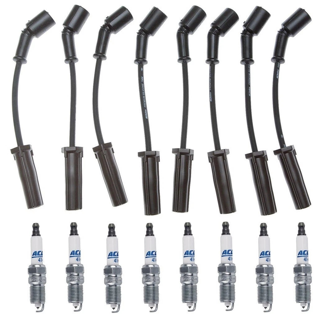 Pro Ignition Wire Set & ACDelco 8 Platinum Spark Plugs for Escalade G8 (2007–2014)