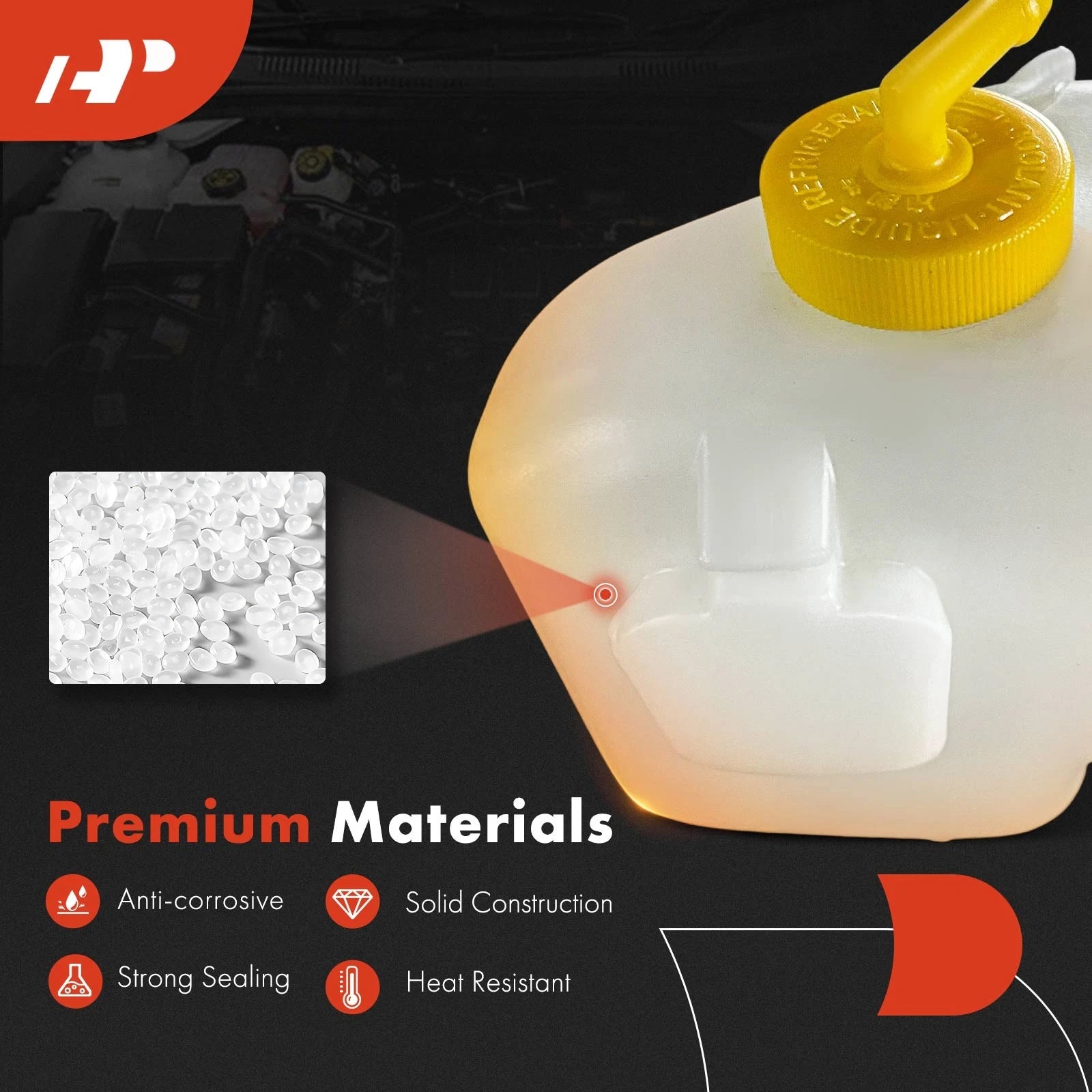 Radiator Coolant Reservoir with Cap for Honda Insight (2000-2006)