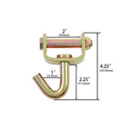 10 Pack Swivel J Hook for Car Hauler Trailer Tow Truck Tie Down