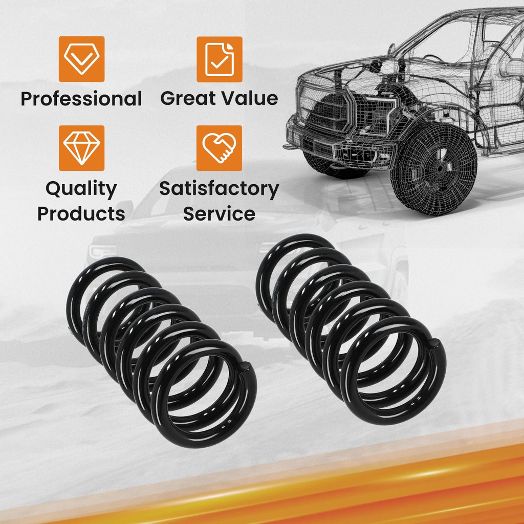 Front 3" Drop Coil Springs for Chevy Silverado GMC Sierra 1500 (1999–2007)