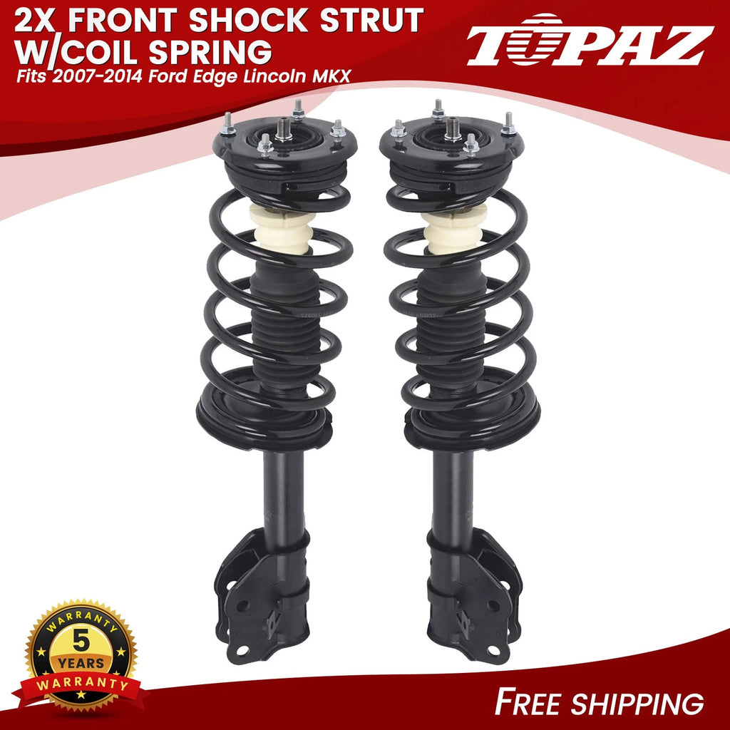 Pair Front Complete Shock Struts Assembly for Ford Edge Lincoln MKX (2007–2014)