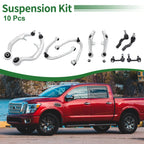 10pcs Front Suspension Kit Control Arm Sway Bar Link for Nissan 350Z (2003–2009)