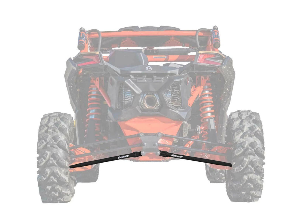SuperATV Tubed Rear Lower Radius Arms for Can-Am Maverick X3 (2017–2023) - Black