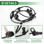 ABS Wheel Speed Sensor No.FL342C190AC for Ford F150 (2015–2017) Rear Right