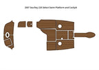 EVA Foam Teak Floor Mat for Sea Ray 220 Select (2007)