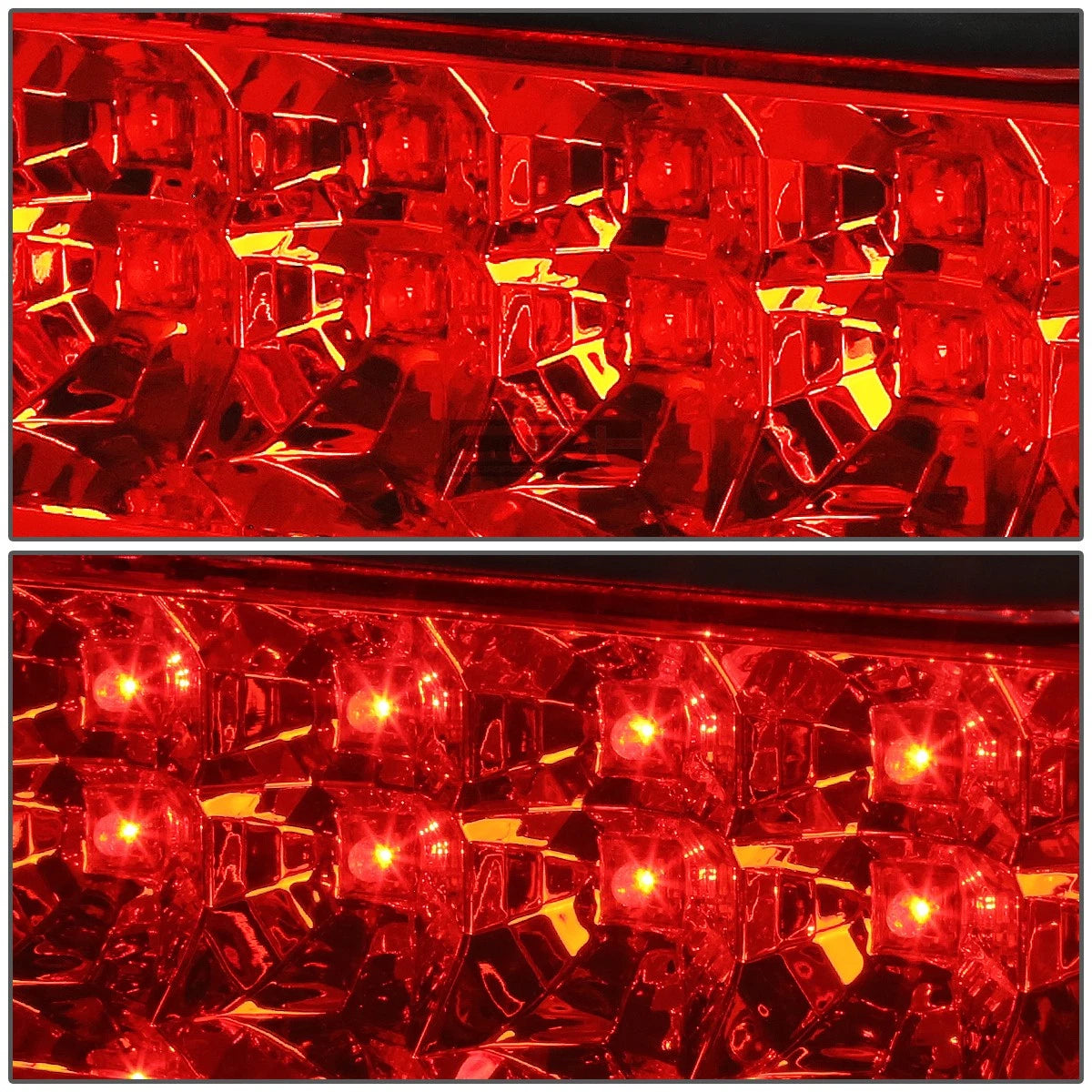 Red Dual Row LED Third Tail Brake Light for Xterra (2000–2004)