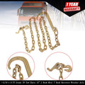 Set of 2 J Hook Recovery Tow Chains 5/16 x 8 FT Grade 70