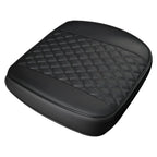 Black PU Leather Car Front Seat Cover Mat Protector - AU Ship